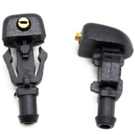 FANHAY 2PCS Front Windshield Washer Nozzles for Ford Lincoln - for F150 2004-2014 Navigator 2010-2017, Mark Lt 2006-2014, for Mercury Grand Marquis, Car Wiper Sprayer Jets Replacement Repair Kit