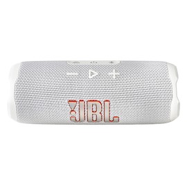 JBL Flip 7 Portable Bluetooth Speaker (White) | Bold Pro Sound with AI Sound Boost, 16-Hour Playtime, IP68 Waterproof & Dustproof, Auracast Multi-Speaker Pairing + Travel Case