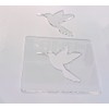 Humming Bird Template,Acrylic Router Template,Woodworking Router Template Tracing Guide (7.875"x