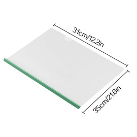 upain10 Pieces A4 Report Covers with Sliding Bar Clear Files Report Transparent Project Presentation Slide Binder Folders for Home School Office Documents Classification