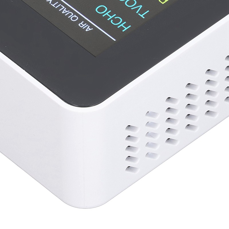 Air Quality Monitor Portable LCD Backlight Screen CO2 TVOC HCHO