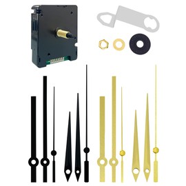 DEEWISH Silent DCF77 Radio-Controlled Clock Movement for Wall Clock, 24 mm Shaft Length