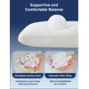 ZonLi Adjustable Memory Foam Body Pillow for Adults, Firm Support