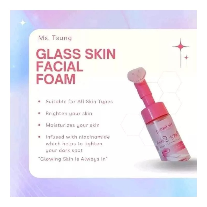 Ms. Tsung Essentials Glass Skin Facial Foaming Cleanser, 100ml
