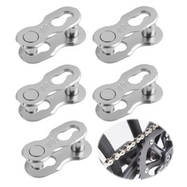 10 Pieces Bicycle Chain Lock 10-Way Reusable Chain Links Steel Chain Clasp for Bicycle Chain, Quick Release Chain Connector
