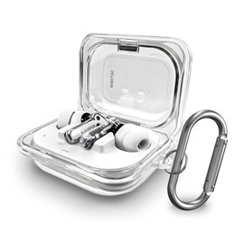 Case Compatible with Nothing Ear (a), TPU Clear Scratch-Resistant and Shockproof Case with Keyring