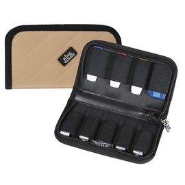 King of Flash 9 x USB Flash Drives Carrying Case With Premium Quality Padded Protection for Flash/Key Drives - Khaki