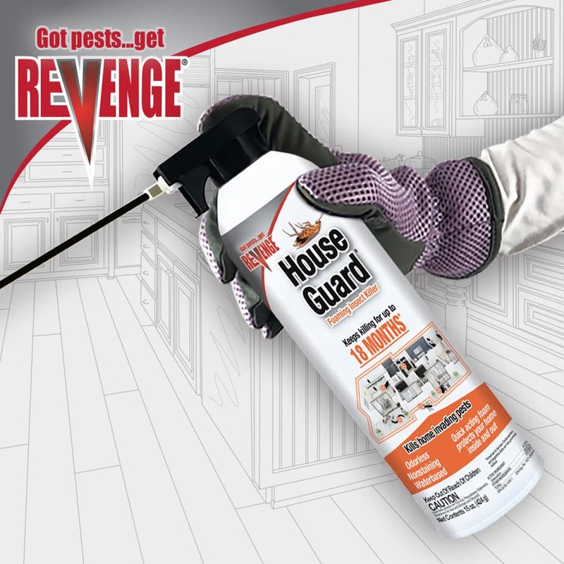 Bonide Revenge House Guard Foaming Insect Killer, 15 oz Ready-to-Use