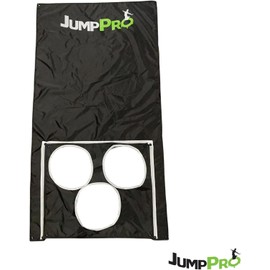 Jump PRO Trampoline Football Soccer Goal, 3 Sizes - Durable, Space-Saving Net for Family Fun & Training. Easy Installation, for 6-16 ft Round, Rectangular and Oval Trampolines. (Fits width: 90-160cm)