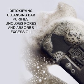 Erno Laszlo Sea Mud Deep Cleansing Bar for Skincare, Charcoal Cleansing Face Bar Purifies, Unclogs Pores, Absorbs Excess Oil, 1.7 Oz, Black