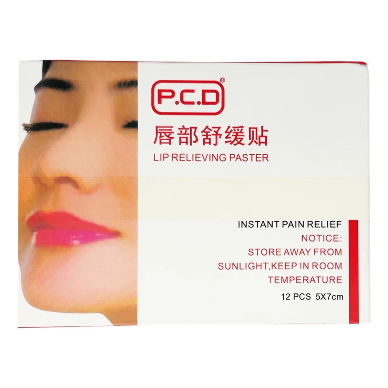 6 Parches Anestesia Crema Previa Micropigmentación Labios