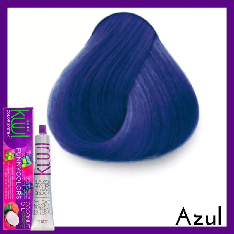 Kuul Tinte Temporal Fantasia Tono Azul Tubo 90g