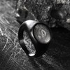 King Will Stainless Steel Ring for Men, Men Signet Ring