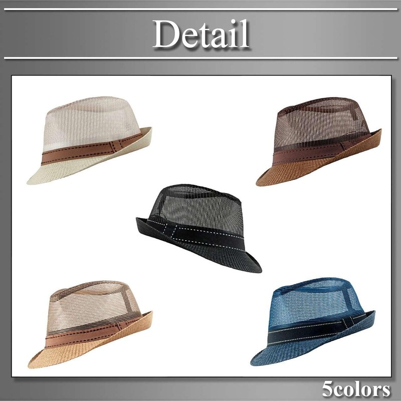 Buzz Selection CAP615 Medium Folding Hat, Stylish, Casual, One Size