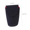 KONTONTY 2pcs Thickened Diving Material Lens Bag Camera Lens Case