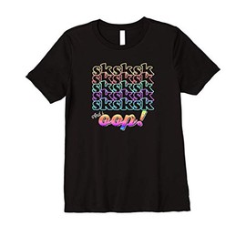 Womens SKSKSK And I Oop! Skip A Straw Save the Turtles Premium T-Shirt