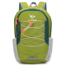 IVYGREEN Little Kids Hiking Backpack for Boys or Girls, Small Daypack for Camping or Travel (Armygreen, Small)