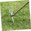 Sosoport 2pcs Heavy Duty Tent Stakes Extra Tent Pegs for