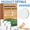 Heigble 200 Pack Water Bottle Cleaning Tablets Bottle Tumbler Cleaner