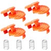 4 Pack Trimmer Spool Cover, Durable Replacement Mower Spool Line