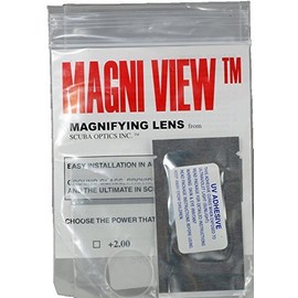 MAGNI-View 2X Mask Magnifying Lens Great for Scuba Divers and Water Sports