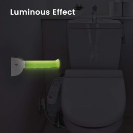 Daily Treasures Flip Up Grab Bar Glow in The Dark, Non-Slip Doorway Flip Assist Handle for Seniors, Elderly, Disabled, People with Limited Balance and Mobility, Supports Up to 220 Pounds