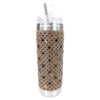 Jacqueline Kent - Diamond Crystal Tumbler - Chocolate