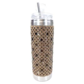 Jacqueline Kent - Diamond Crystal Tumbler - Chocolate
