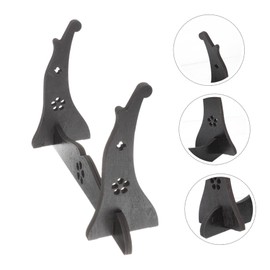 Parliky Sturdy Wooden Flute Display Stand Rack for Flutes Desktop Display Holder Home Music Decor