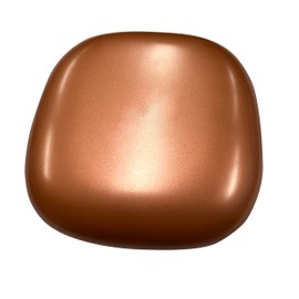 Generic Travel LED Makeup Mirror with Rechargeable Battery, 3 Light Settings, 1x and 10x Magnification, sleek, Brushed Copper