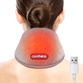 comfheat Almohadilla Trmica Usb Para El Cuello, Compresas Calientes Y Calientes Para Aliviar El Dolor Y La Rigidez Cervical, Con Temperatura...       