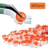 ciciment Button Cable UY Orange Clear Waterproof Crimp Butt Splice