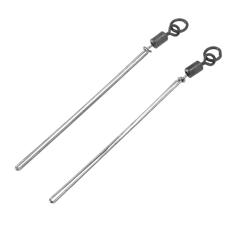 10Pcs Fishing Connector Swivels PVA Tube Bags Stems Solid Bag
