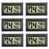 Fowecry 6Piece Mini Hygrometer Indoor Humidity Meter Hygrometer Digital Thermometers