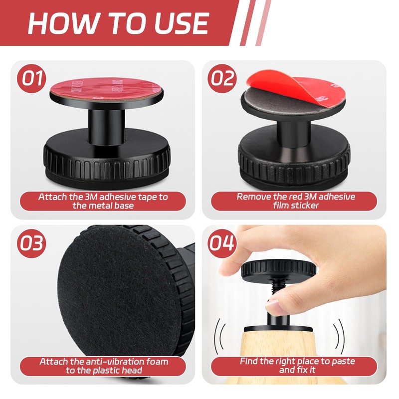 4 Pieces Anti Shake Bed Spacer Wall Spacer Wall Protector