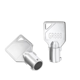 Zfegto GR888 Washer Dryer Machine Key for Greenwald Speed Queen Commercial, Coin Laundry Machine Keys 2 Pcs