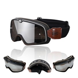 KOREWA Goggles, Lens, Motorcycle, Moped, Jet Offroad, Motorcycle Goggles, Airsoft Motocross, Racing, Skiing, Snowboarding, Outdoor, Sports, Climbing, Flexible, Dustproof, Windproof, Shockproof, Wide