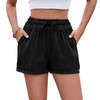 OBTONABC Summer Shorts for Women 2025 Trendy Elastic Waist Drawstring
