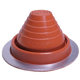 Flashers #3 Silicone High Temp Flexible Roof Jack Pipe Boot Metal Roofing Pipe Flashing (Pipe OD 1/4" to 5") - 100% Made in The USA