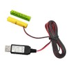 Battery Eliminator Replace USB Power Supply Converter Kit, 5V to