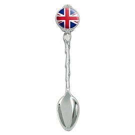 United Kingdom Great Britain Union Jack Country Flag Novelty Collectible Demitasse Tea Coffee Spoon