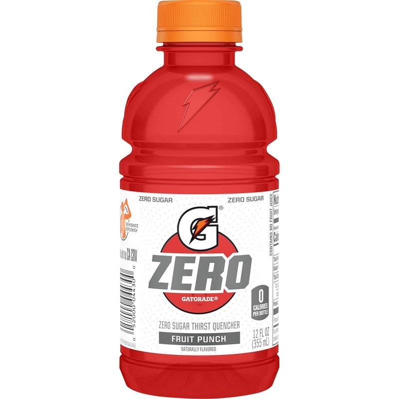 Gatorade Fruit Punch Thirst Quencher, 12 Fl Oz Bottles, 6