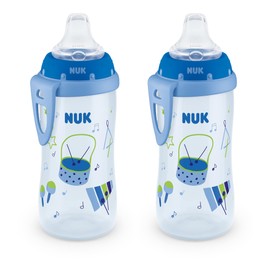 NUK Active Sippy Cup, 10 onzas, paquete de 2, más de 8 meses
