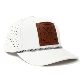 Dad Hat Gift for Father’s Day,Curved 5 Panel Rope Hat,Dad Gifts from Daughter Son Family for Men Silver, Silver, One Size