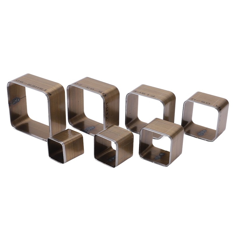 7PCS Leather Die Cutter Rounded Tetragonum 20‑50mm Leather Cutting Dies