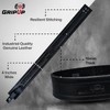 GripUp 10mm Powerlifting Belt – Genuine Leather 4" Weightlifting Belt