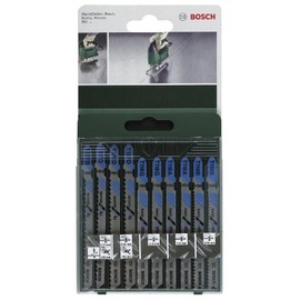 Bosch 2609256745 Jigsaw Blade Set 2 x T 118 A 2 x T 118 B 2 x T 118 G 2 x T 127 D 2 x T 227 D