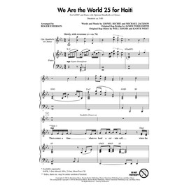 We Are the World 25 for Haiti - Pop Choral Series - ShowTrax CD