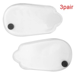 Plantillas ortopédicas para corregir inserciones de zapato tipo pierna O/X, 3 pares de almohadillas magnéticas incorporadas en el talón(M（35-39）)