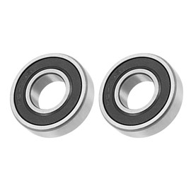 METALLIXITY Deep Groove Ball Bearings (R8-2RS, 1/2" x 1-1/8" x 5/16") Two Chrome Steel Double Shielded Industrial Bearings - For Industrial Micro Motors